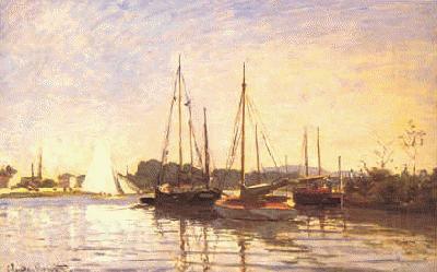 Claude Monet Bateaux de Plaisance France oil painting art